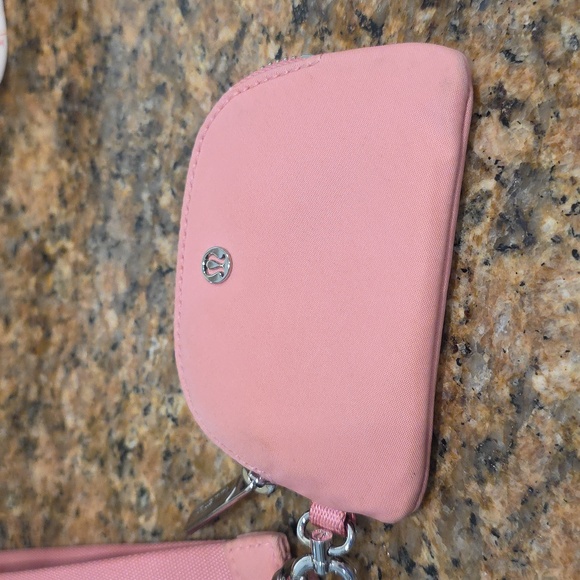 Lululemon Pink Dual Pouch Wristlet - Picture 9 of 10
